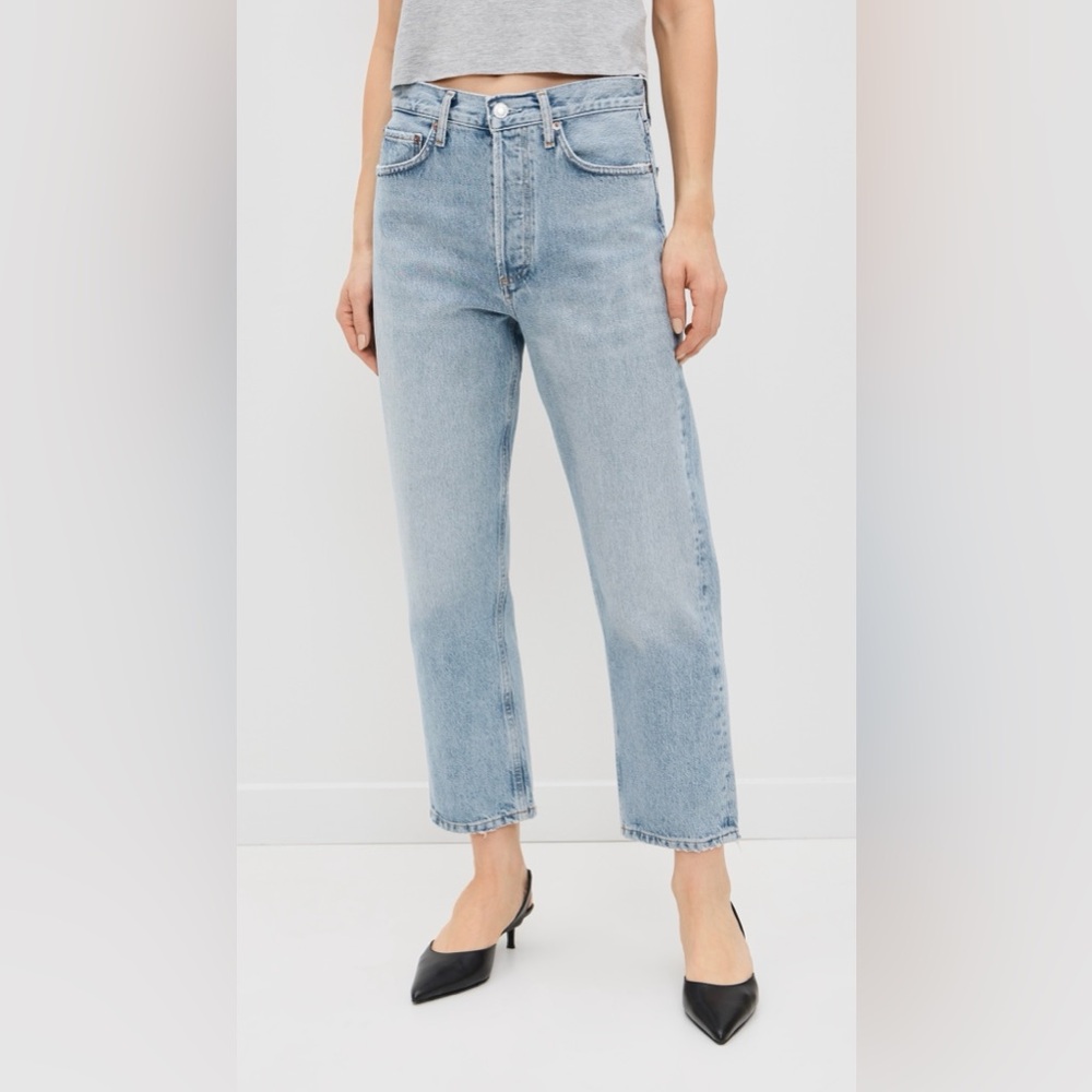 AGOLDE 90'S Crop Mid Rise Straight Jean
